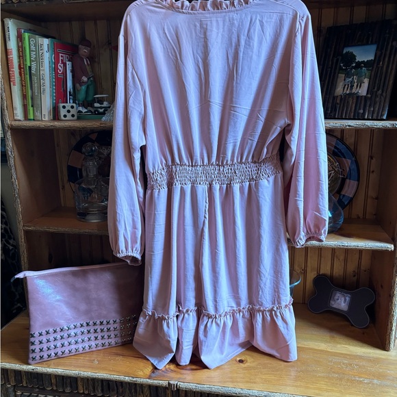 AutumnV Neck Dress NEW - Picture 4 of 6